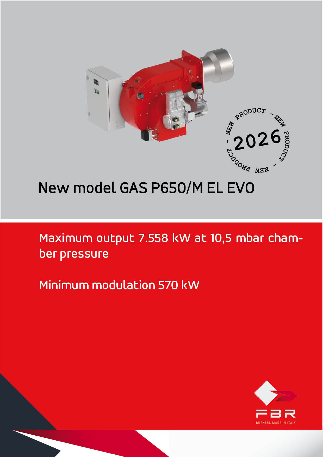 NEW MODEL GAS P650/M EL EVO